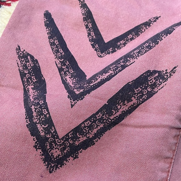 FREE PEOPLE DOTTED IKAT ARROW JEANS - Picture 6 of 11